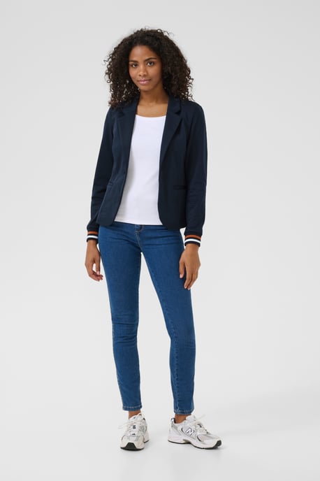 Blazer Regular fit Midnight Marine-Sierra/Chalk blue white - Image 3