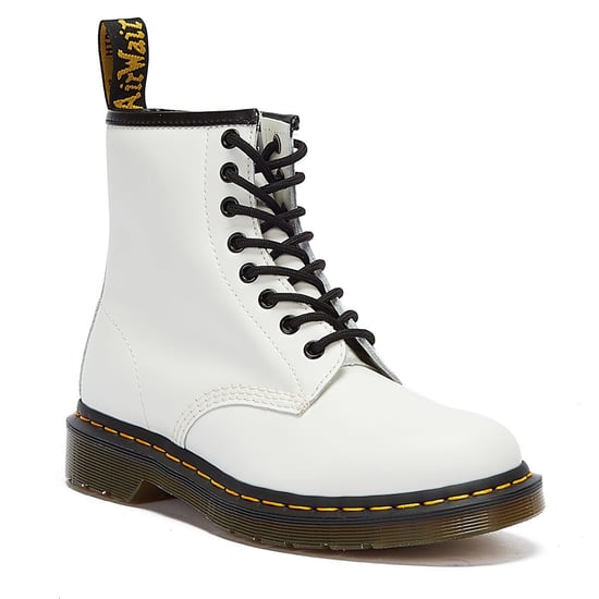 Dr. Martens 1460 Gladde Dames Witte Laarzen - Image 2