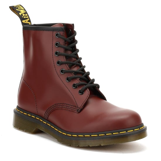 Shop Voor Dr. Martens 1460 Gladde Vrouwelijke Kersenrode Leren Laarzen - Image 3