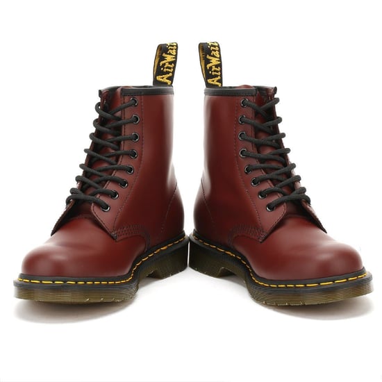 Shop Voor Dr. Martens 1460 Gladde Vrouwelijke Kersenrode Leren Laarzen - Image 6