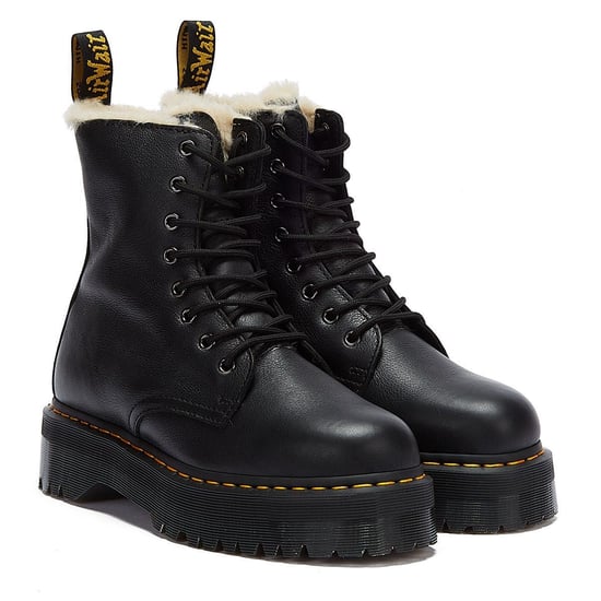 Shop Voor Dr. Martens Jadon Pisa Gevoerde Dames Zwarte Laarzen - Image 1