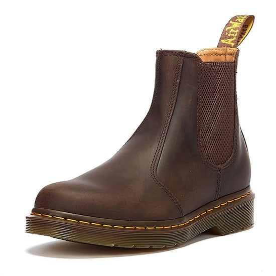Shop Voor Dr. Martens 2976 Ys Crazy Horse Dames Bruine Laarzen - Image 3