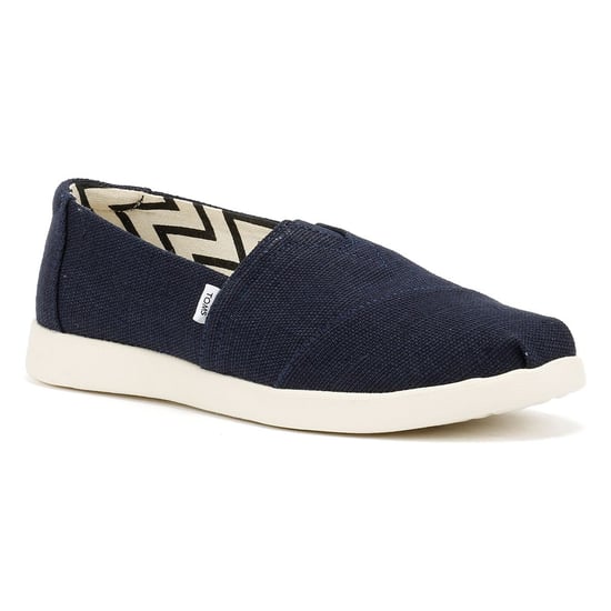 TOMS Alpargata Plus Heritage Canvas Dames Blauwe Espadrilles - Image 2