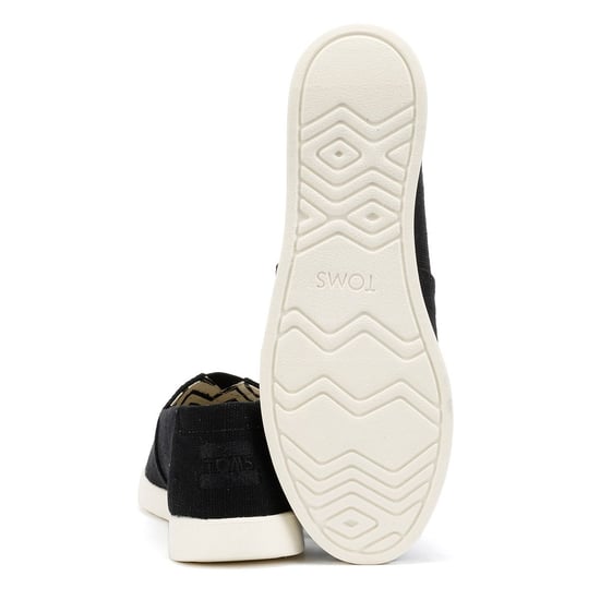 TOMS Alpargata Plus Heritage Canvas Dames Zwarte Espadrilles - Image 4