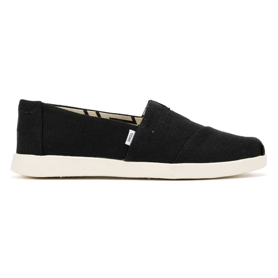 TOMS Alpargata Plus Heritage Canvas Dames Zwarte Espadrilles - Image 5