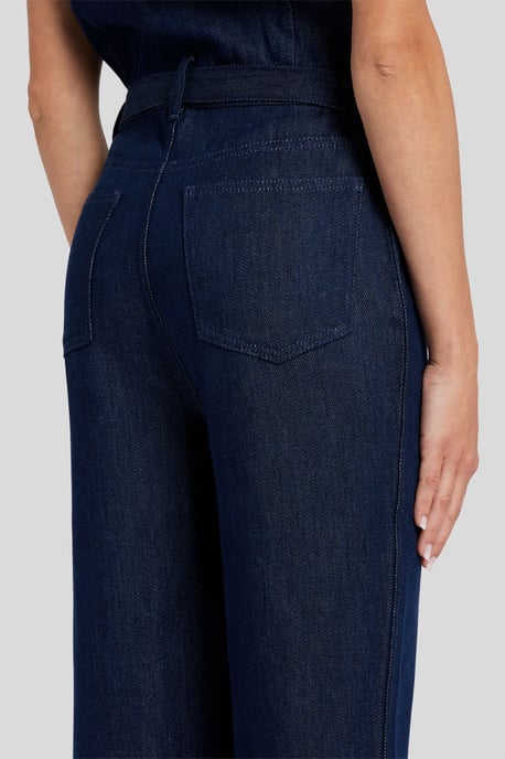 Dames Wide Leg Tailored Jumpsuit - Image 3