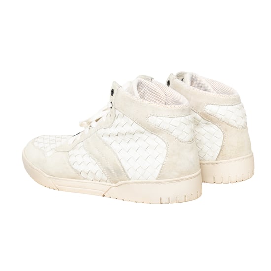 Bottega Veneta Intrecciato Leather Sneakers - '20s - Image 2