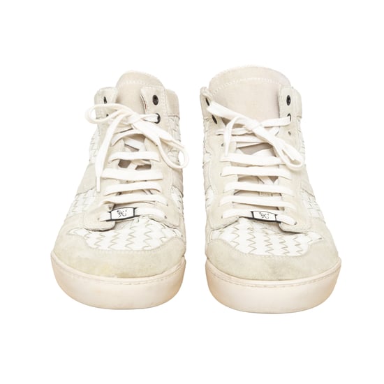 Bottega Veneta Intrecciato Leather Sneakers - '20s - Image 3