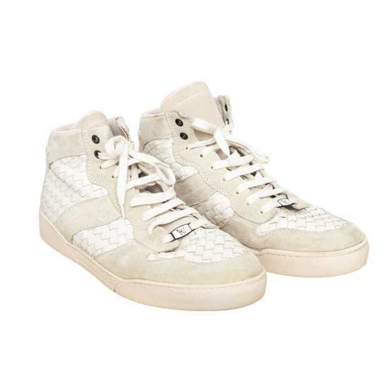 Bottega Veneta Intrecciato Leather Sneakers - '20s - Image 4