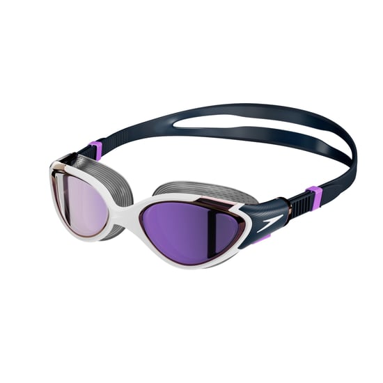 Speedo Dames/Dames 2.0 Spiegel Biofuse zwembril (Blauw/paars) - Image 1