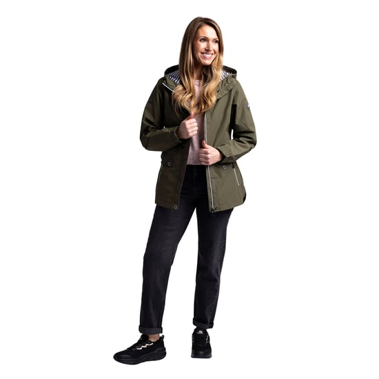 Trespass Dames/dames Flourish Waterproof Jasje (Kruiden) - Image 3