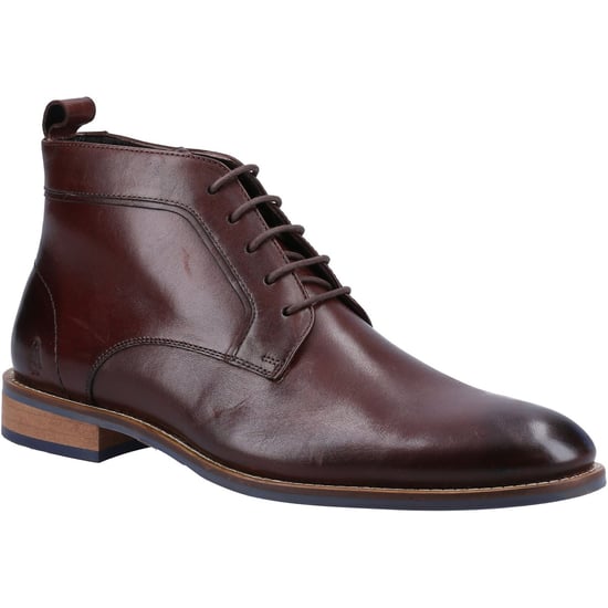 Hush Puppies Declan Veterschoenen Leer Heren Bruine Laarzen - Image 1