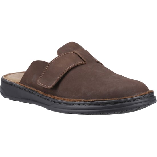 Hush Puppies Edward Leren Heren Bruine Mule - Image 1