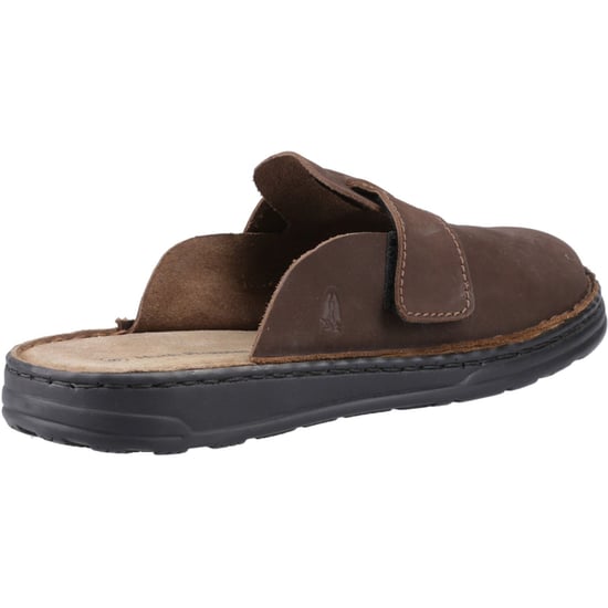 Hush Puppies Edward Leren Heren Bruine Mule - Image 2