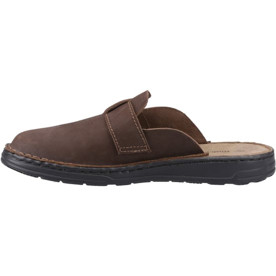 Hush Puppies Edward Leren Heren Bruine Mule - Image 4