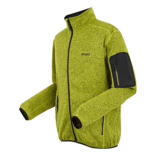 Regatta Heren Newhill Marl Full Zip Fleecejack (Grenoble groen) - Image 3