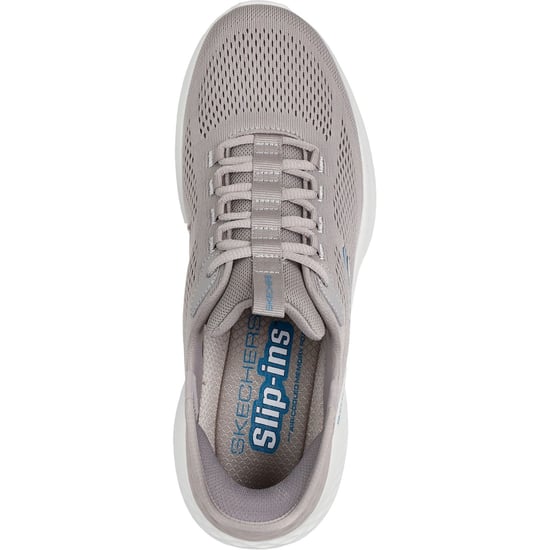 Skechers Skech-Lite Pro Primebase Textiel Heren Taupe/Bruine Sneakers - Image 3