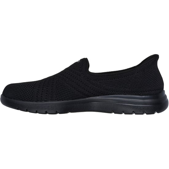 Skechers On-the-GO Flex Excellency Textiel Dames Zwarte Sneakers - Image 4