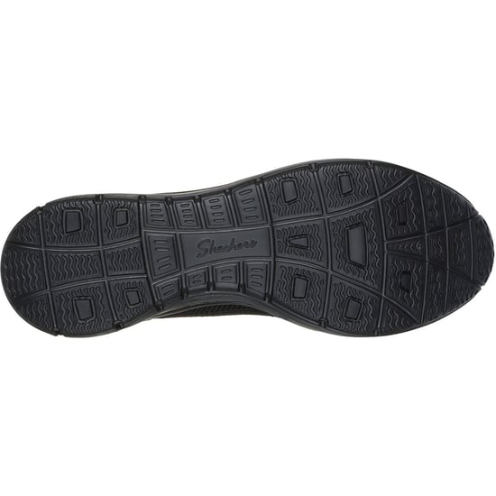 Skechers Seager Believe It Textiel Dames Zwarte Sneakers - Image 2