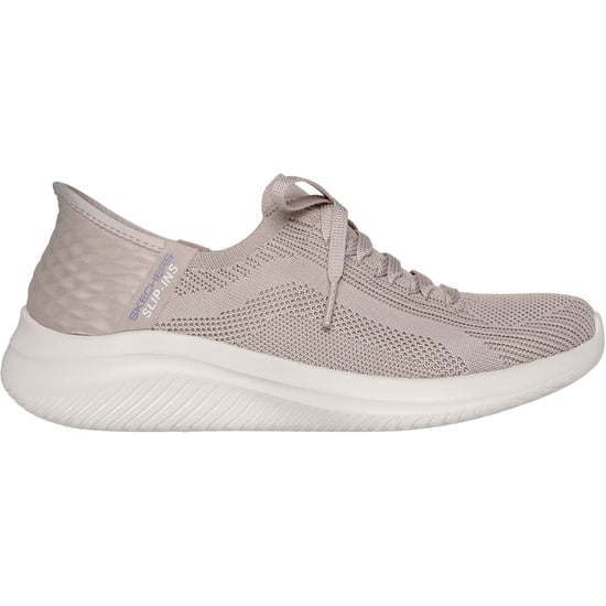 Skechers Ultra Flex 3.0 Brilliant Path Textiel Dames Taupe Sneakers - Image 5