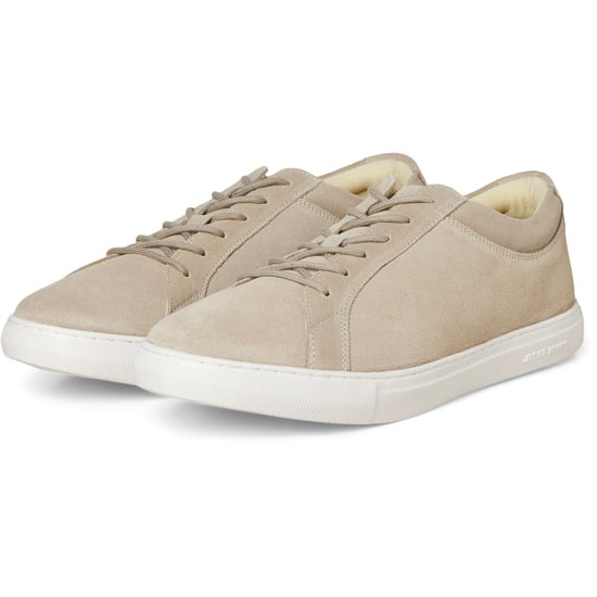 Jack & Jones Galaxy Suede Suède Heren Plaza Taupe Sneakers - Image 1
