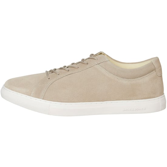 Jack & Jones Galaxy Suede Suède Heren Plaza Taupe Sneakers - Image 4