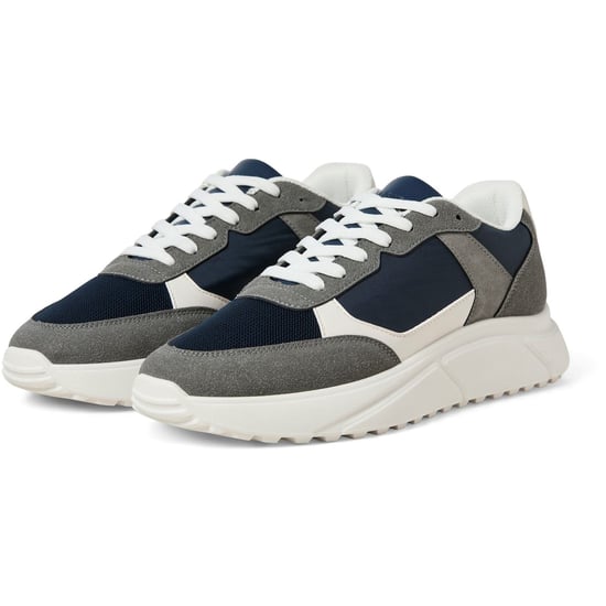 Jack & Jones Aspire Runner Polyurethaan Heren Castlerock/Navy Blazer Sneakers - Image 1