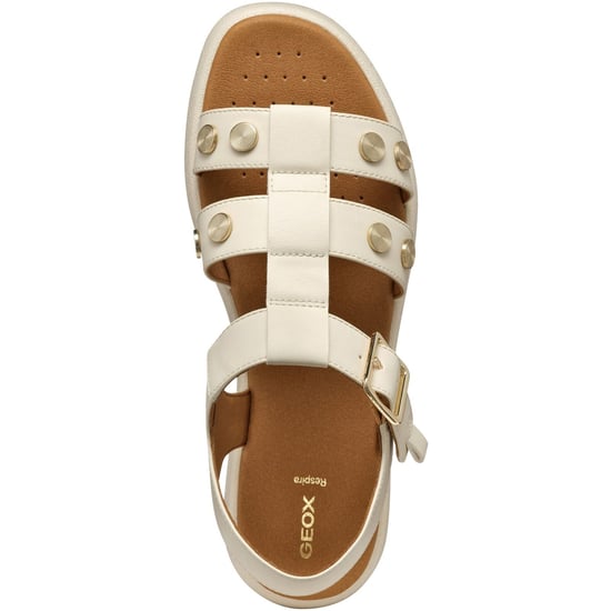 Geox D CAMALEI Synthetische Polyurethaan Dames Papyrus Sandalen - Image 4