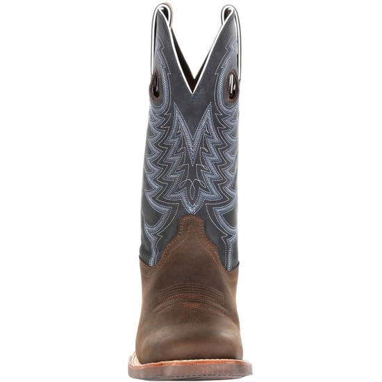 Durango Rebel Pro Leren Heren Boots Belgisch Bruin/Denim Blauw - Image 3