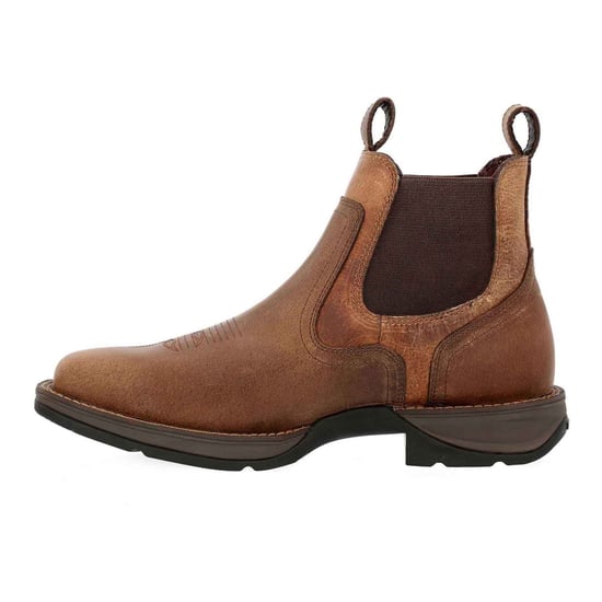 Durango Rode Dirt Rebel Leren Heren Old Town Bruin/Tan Enkelboots - Image 4