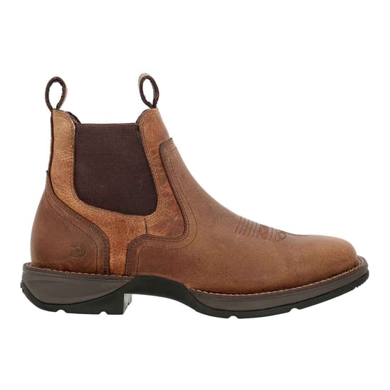 Durango Rode Dirt Rebel Leren Heren Old Town Bruin/Tan Enkelboots - Image 5