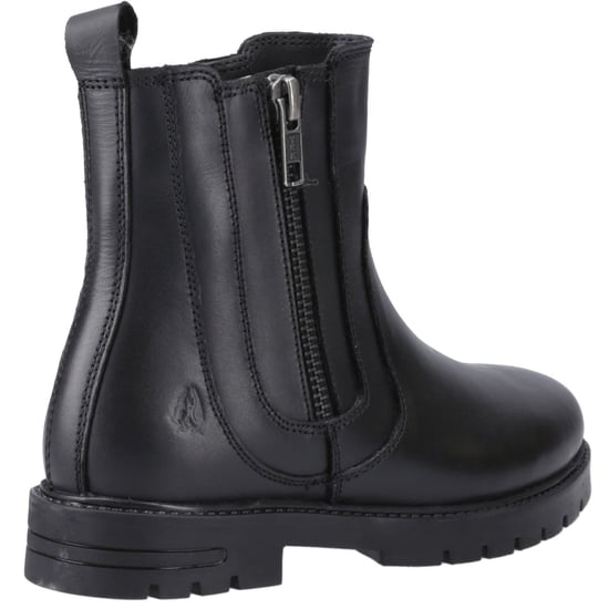 Hush Puppies Liana Leren Zwarte Meisjeslaarzen - Image 2