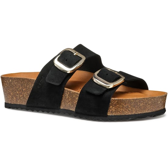 Geox D BRIONIA H Leren Vrouwen Zwarte Wedges - Image 1