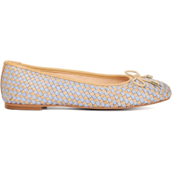 Dune Heights Leren Dames Blauwe Ballerina's - Image 4