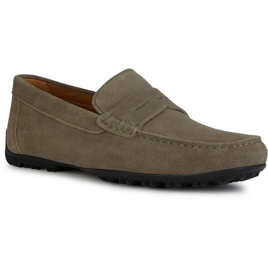 Geox U KOSMOPOLIS + GRIP Leren Heren Taupe Instappers - Image 1