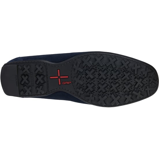 Geox U KOSMOPOLIS + GRIP Leren Heren Navy Instappers - Image 3