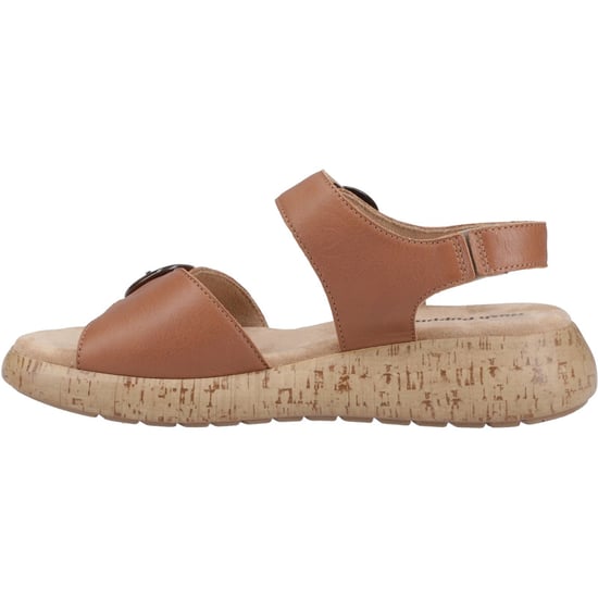 Hush Puppies Alison Leren Dames Tan Sandalen - Image 4