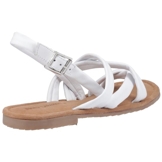 Hush Puppies Hope Leren Dames Witte Sandalen - Image 2