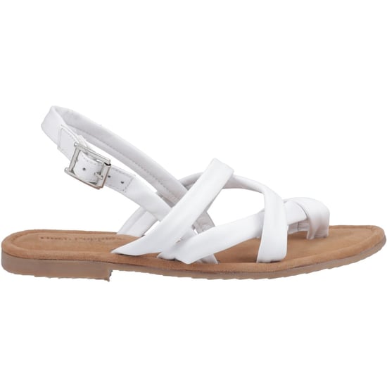 Hush Puppies Hope Leren Dames Witte Sandalen - Image 5