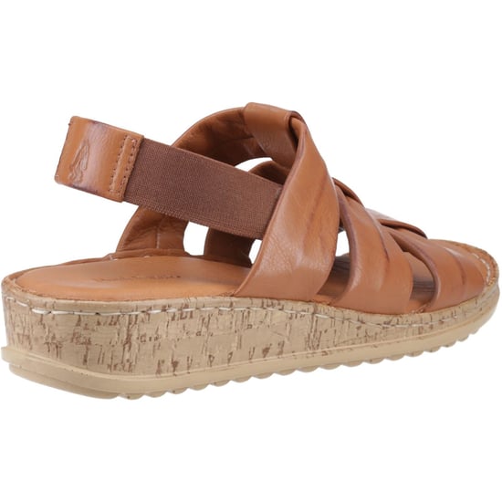 Hush Puppies Eden Brede Pasvorm Lederen Dames Tan Sandalen - Image 2