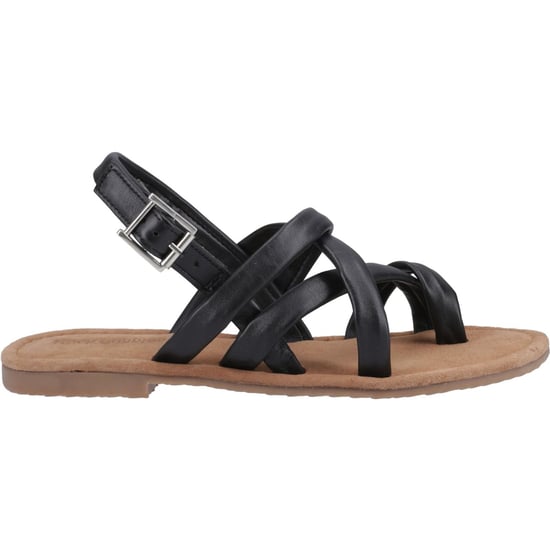 Hush Puppies Hope Leren Dames Zwarte Sandalen - Image 5