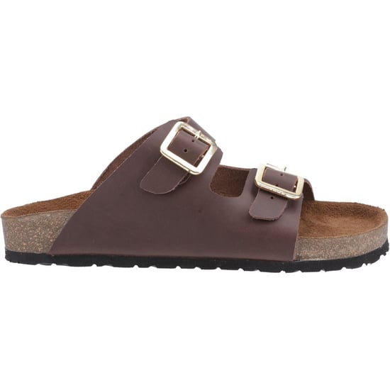 Cotswold Lushill Leren Dames Bruine Sandalen - Image 5