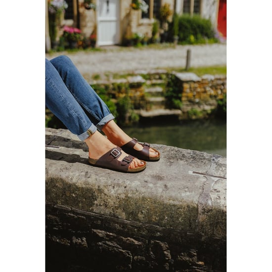 Cotswold Lushill Leren Dames Bruine Sandalen - Image 6
