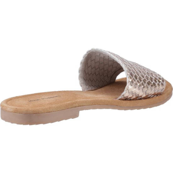 Hush Puppies Hetty Slide Leer Dames Bronzen Sandalen - Image 2