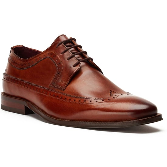 Base London Havisham Leren Heren Tan Derby Schoenen - Image 1