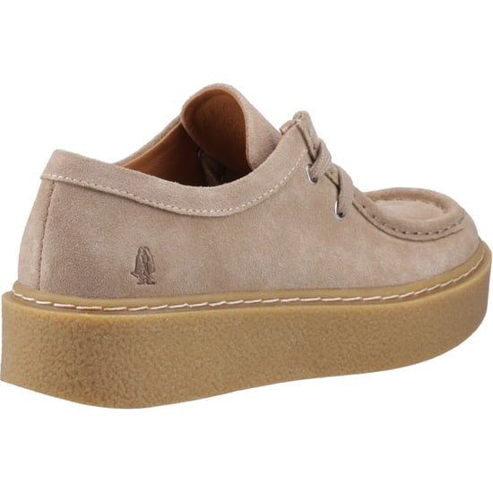 Hush Puppies Bridie Suède Leren Dames Taupe Moccasins Schoenen - Image 2