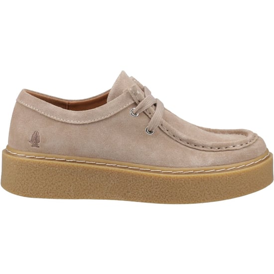 Hush Puppies Bridie Suède Leren Dames Taupe Moccasins Schoenen - Image 5