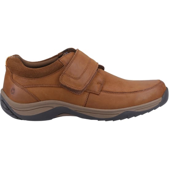 Hush Puppies Douglas Leder Heren Tan Nubuck Moccasins Schoenen - Image 5
