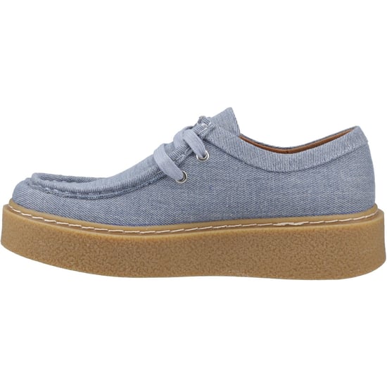 Hush Puppies Bridie Textiel Dames Denim Moccasins Schoenen - Image 4