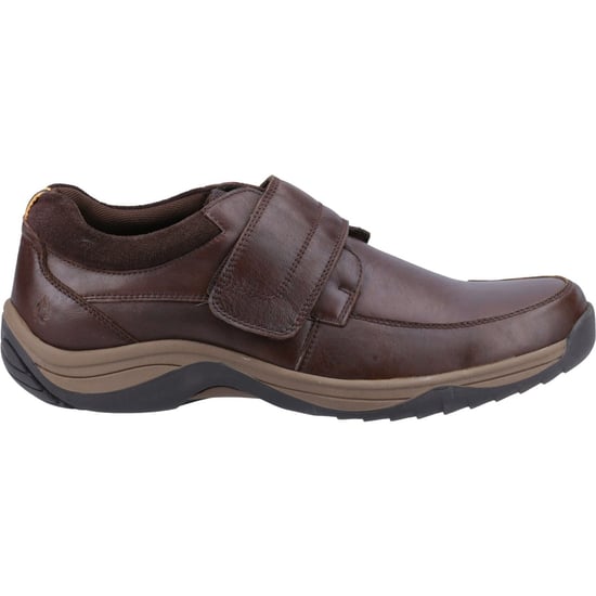 Hush Puppies Douglas Leren Heren Koffie Mocassins Schoenen - Image 5